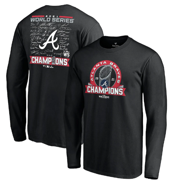 2021 Atlanta Braves Nike World Series Champions T-Shirt
