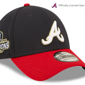 Atlanta Braves New Era 2022 Gold Program 39THIRTY Flex Hat - Navy