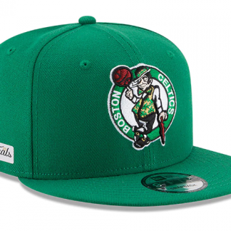 Boston Celtics New Era 2022 NBA Finals Patch 9FIFTY Snapback Adjustable Hat - Kelly Green