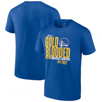 Golden State Warriors Fanatics Branded 2022 Western Conference Champions Hometown T-Shirt - Royal
