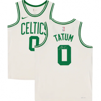 Jayson Tatum Boston Celtics Fanatics Authentic Autographed White Nike 2020-2021 Swingman Jersey