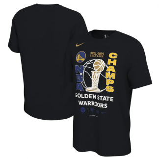 Golden State Warriors Nike 2022 NBA Finals Champions Locker Room T-Shirt - Black