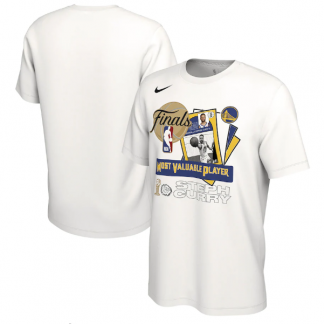 Stephen Curry Golden State Warriors Nike 2022 NBA Finals Champions MVP T-Shirt - White