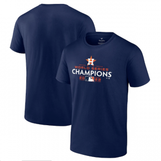 Houston Astros Fanatics Branded 2022 World Series Champions Champion Logo T-Shirt - Navy