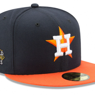 Houston Astros New Era 2022 World Series Side Patch 59FIFTY Fitted Hat - Navy_Orange