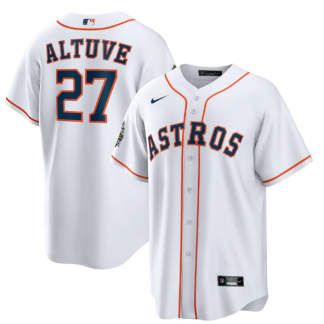 Jose Altuve Houston Astros Nike 2022 World Series Home Replica Player Jersey - White