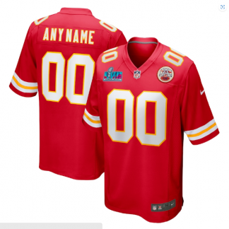 Kansas City Chiefs Nike Super Bowl LVII Game Custom Jersey - Red