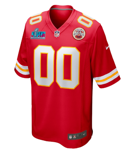 Kansas City Chiefs Nike Super Bowl LVII Game Custom Jersey – Red - Swan ...