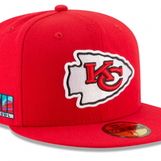 Kansas City Chiefs New Era Super Bowl LVII Side Patch 59FIFTY Fitted Hat - Red