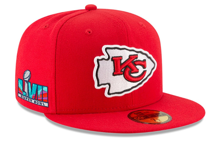 Kansas City Chiefs New Era Super Bowl LVII Side Patch 59FIFTY Fitted ...