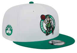 Boston Celtics New Era Team Mascot Undervisor 9FIFTY Snapback Hat - White_Kelly Green