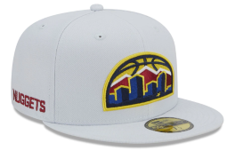 Denver Nuggets New Era 2022_23 City Edition Alternate Logo 59FIFTY Fitted Hat - Gray