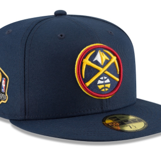 Denver Nuggets New Era 2023 NBA Finals Champions Side Patch 59FIFTY Fitted Hat - Navy