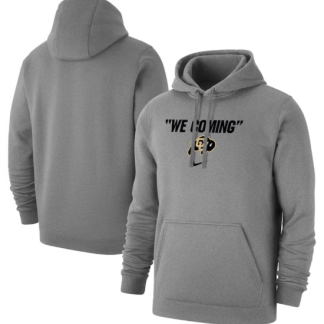 Colorado Buffaloes Nike We Coming Pullover Hoodie - Heather Gray